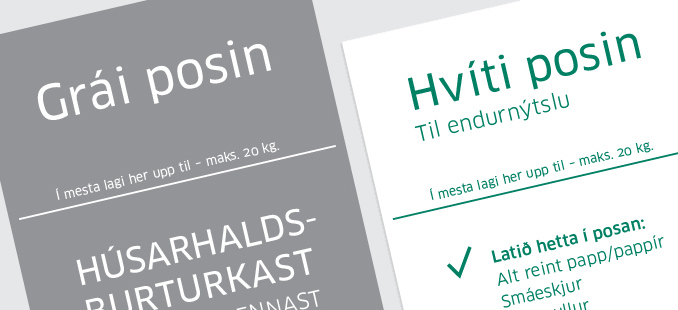 Gr Og Hvti Posin